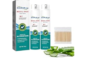CAMIC Scar Remove Spray, Scar Remover Medical Grade, Spray Lissant Pour Cicatrices, Spray De Soin De La Peau Pour Les Cicatrices De Blessures, Chirurgies, BrûLures, Vergetures (2 bouteille)