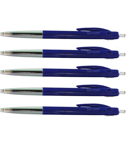 Penna BIC Set Di 6 Penne A Sfera Retrattili M10 CLIC Medio Punta Media 1 Mm Nera Bic Soft Feelclic