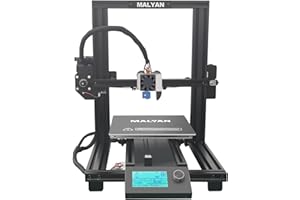 MALYAN MA10-Mini 3D Printer - FDM 3D Printer for Kids and Beginners With Power Supply Protection Device and Magnetic Flexible Removable Build Plate DIY 3D Printers Printing Size 200x200x200 mm