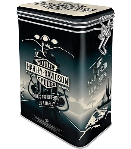 Nostalgic-Art 31001 Harley-Davidson-Logo, caja de dinero 3.9 x 5.1 in, colorido Nostalgic-Art 31001 Harley-Davidson-Logo, caja de dinero 3.9 x 5.1 in, colorido
