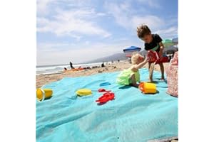 LIZZIE JACOBS New Sandless Beach Mat Outdoor Travel Camping Magic Sand Free Beach Park Picnic Mat Foldable Mattress Large Blanket