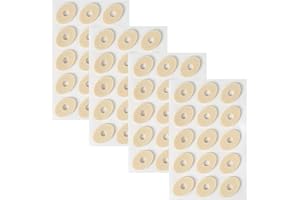 TRIFLETOPIA 60 Pcs Corn Cushions for Feet, Soft Latex Foam Pads for Foot & Heel Pain Relief, Self-Adhesive Callus & Corn Plasters, Waterproof Oval Shaped Toe & Foot Protectors