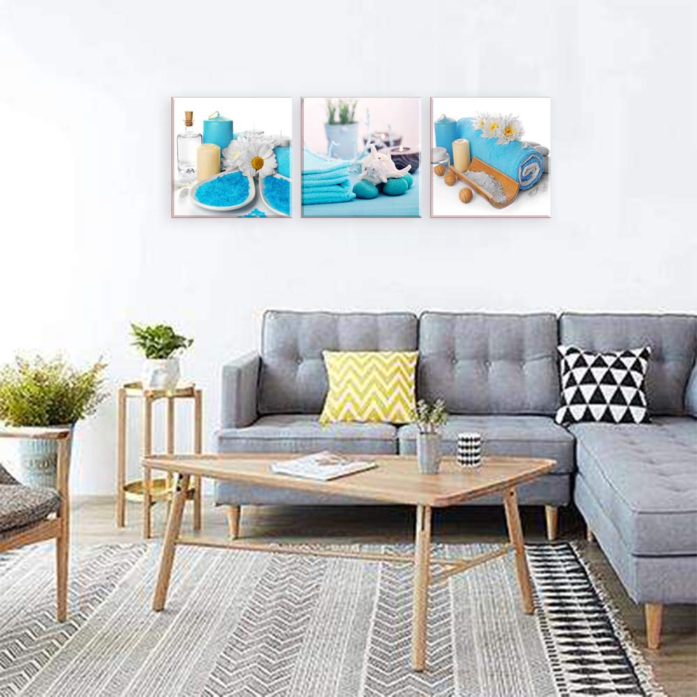 Piy-Painting-Impression-sur-Toile-Haut-Qualite-Peinture-avec-Cadre-Tableau-pour-Art-Dco-Murale-Salle-de-Bain-Cadeau-Anniversaire-3X-30X30CM