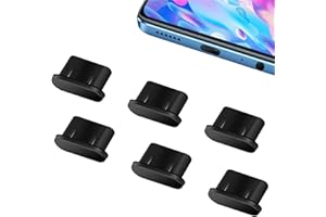 IOSPKKIO® 6 Stück USB C Staubschutzstecker, Silikonhülle USB 3.1 Typ C Anschluss USB C Schutzkappe Kompatibel mit Google Samsung Galaxy Xiaomi Redmi XPLORA Motorola