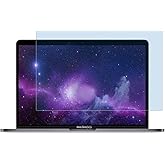 McStorey MacBook Air 15.3 in&ccedil; M2 M3 M4 Uyumlu Anti BlueRay Ekran Koruyucu Mavi Mor Işık Filtresi Touch ID Retina Net G&ouml;r&uuml;nt&uuml; 