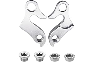WeddHuis 2 Kit Forcellino Cambio Gancio di Trasmissione a Gancio Posteriore Mountain Bike Deragliatore Posteriore Telaio Cambio Gancio Posteriore per Bici Ganci Cambio di Alluminio Dadi per Biciclette