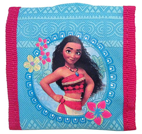 Preisvergleich Produktbild Disney Vaiana Waialiki Kinder Geldbeutel Portmonnaie Geldbörse hellblau
