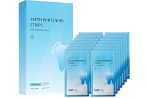 LUIABLE Teeth Whitening Strips for Tooth White: Professional Dentist Formulated Teeth Whitener Enamel 14 Treatments Enamel-Safe – 28 Non-Sensitive Strips