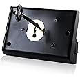 XFORT® Rim Deadlock, Surface Mounted Rim Dead Lock with Key Operated Deadbolt, Smooth Black Finish with Anti Corrosion and Weatherproof Design, Ideal for Securing External Wooden Doors (100mm).