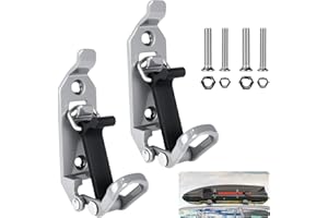 JELLYBIBO Schaufelhalter 2 Stück, Offroad Zubehör, Dachträger Zubehör mit Schrauben und Muttern, Gartengeräte Halterung, Gartengerätehalter, Schaufelhalterung für Dachträger, Wandhalterung Gartengeräte