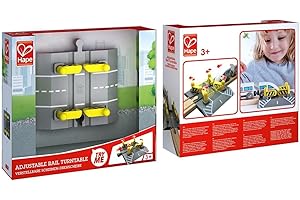 Jouet Hape Passage à Niveau Mécanique pour Circuit Train Bois - Jeu Éducatif pour Enfant de 3 ans et plus - Jouet Enfant 3 ans Garçon et Fille Compatible Marques Traditionnelles Jeux de Train en Bois
