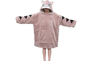 A2Z 4 Kids Dziewczyny Chłopcy Ponadgabarytowy Bluza z kapturem Zwierzę Snuggle Świat Książka Dzień Koc Super Miękki Ciepły Runo Kangur Kieszeń Zakapturzony Koce Nowy Wiek 3-6 i 7-13 Lata