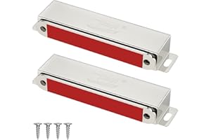 Calamite Chiusura Jiayi 2 Pezzi Chiusura Magnetica per Armadio Ante 40kg Calamita Porta Forte Calamite Sportelli Cucina Mobili Magnete Porta Chiusura per Cassetti Chiudiporta Armadio