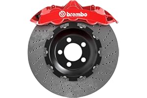 GENERISCH Adesivi per pinza del freno adatti per Brembo 8 pezzi resistenti al calore Performance Tuning Auto Sticker JDM Sticker Brake Caliper Decals adatti per tutti i veicoli (bianco)