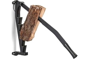 REVNEEY Manueller Holzspalter Wandhalterung Holz Holzspalter Tragbarer Sicher Anzündspalter Karbonstahl Quick Manuelles Spaltwerkzeug Für Heim- Und Outdoor-Camping Holz Brennholzspalter