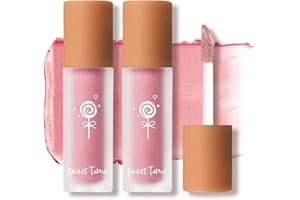 Anglicolor 2PC Blush Liquid Creme Make-up,hellt den Hautton auf und betont die natürliche Schönheit Taufrisches,glattes und einfach zu verteilendes Rouge Samtiges,mattes,flüssiges Rouge-Make-up(02#)