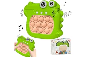 YATOSEEN Gioco Giocattolo Pop Fidget con Suoni E Luci, Giocattoli Luminosi Antistress A Bolle di Spinta Portatili, Batteria Caricata Gioco Scoppiettante, Anti-Ansia Autismo Giocattolo Sensoriale