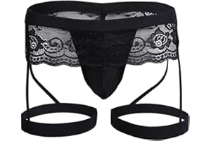 SARGE KNIVES Ropa interior sexy mariquita bragas de encaje mejora la bolsa de bikini bragas para hombres tanga bolsa de pene gay calzoncillos para hombre