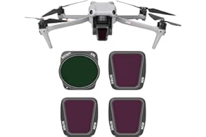 GARDTOK Skyreat Air 3 ND Filter, Multi Coated Camera Lens Filter Set Kompatibel mit DJI Air 3 Drohne Zubehör, 4 Pack (CPL/ND8/ND16/ND32)