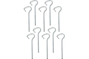 Piton Crosse Court P | pour Fixation bâche Couverture de Piscine | INOX | Lot de 10 pièces - POOLCO