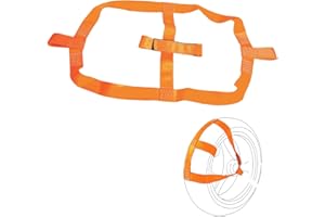 WOKYO Universal Motorcycle Rear Tire Wheel Tie Down Cargo Strap for Trailer Super Heavy Duty Strong Polyester