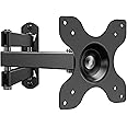 WALI Articulating TV LCD Monitor Wall Mount Full Motion 14 Extension Arm Tilt Swivel for Most 13 15 17 19 20 22 23 24 26 27 30 LED TV Flat Panel Screen with VESA 100x100 75x75 WL-1330LM