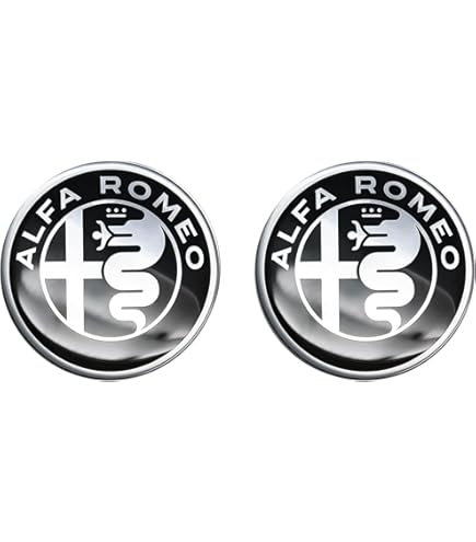 Badge Emblema 3D In Metallo Per Alfa Romeo - Adesivo Decorativo Auto
