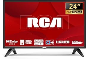 RCA TV 24 Zoll Fernseher(60cm) HD Ready Triple Tuner (DVB-T/T2-C-S/S2) USB Media Player HDMI CI/CI+ Hotelmodus (2024)