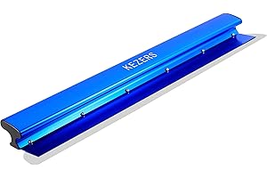 KEZERS Lame a lisser parfait liss 80cm,Spatule de lissage pour sèche,Spatule enduit lissage en acier inoxydable de 0,3 mm,couteau à enduire outil parfait, outils muraux, peinture