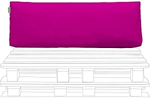 Gardenista Garden Pallet Furniture Cushions | For Standard Euro Pallet Back Cushion | Outdoor Water Resistant Wood Sofa Pillow | Durable & Comfy Pallet Seat Cushions (Back Cushion, Cerise)