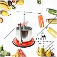 CELMS TORCHIETTO Premitutto capacità di Premitura 3kg con Certificazione Alimentare Ferro e Acciaio Inox 430 Made in Italy pe