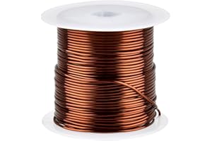 BATINO Copper Wire, 0.9mmx10m Copper Wire for Jewellery Making Copper Craft Wire Enameled Magnet Wire Enamelled Copper Coil for Transformers Inductors