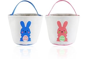 Waldspring Cesta De Pascua 2 Piezas Apta para Huevos De Colores, Caramelos, Chocolates