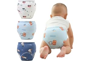 DIFLAX 3 Pièces Culotte Apprentissage Propreté Garçon, Apprentissage, Apprentissage, Culotte Propreté Enfant, Propreté pour Garçons et Filles
