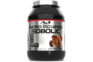 ADDICT SPORT NUTRITION AD Whey Protein Isolate | Protéines Whey Isolate En Poudre | Proteines Musculation Prise De Masse Pour Développement Musculaire | Hydro Iso Whey Isobolic (Cookie N'Cream, 1 Kilo)