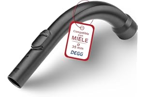 DEGG Mango para Miele Aspiradora 35 mm Mango de Repuesto Mango Tubo de Mango Compatible con el Sistema de Clic de Aspirador Miele