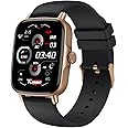 Maxima Tubo2 1.96" Bluetooth Calling Smart Watch, Biggest Display with 600 Nits Brightness, Metallic Build, Hindi UI Support, Active Crown, Google/Siri Assistant (Max Pro Turbo, Rose Gold Black)