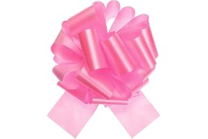 QUARKZMAN Knut present 30 cm gigantisk rosett, stor knut för bil, band för bröllopspresenter, jul, presentförpackning