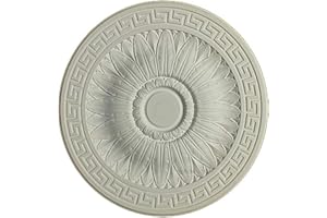 COPLEYS Ceiling Rose Lightweight Strong Resin Rose - 515mm 'June'