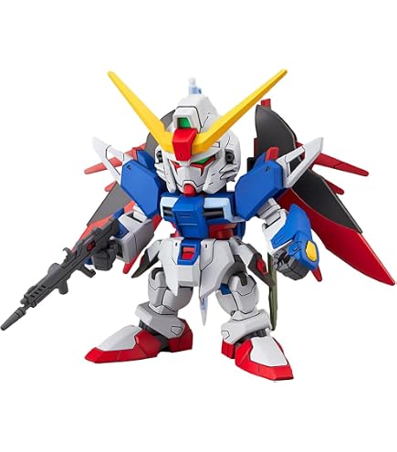 Bandai Hobby – Modellino Gundam SD EX-STD 002 – Aile Strike Gundam – Altezza 8 Cm – Figura Articolata Da Assemblaggio