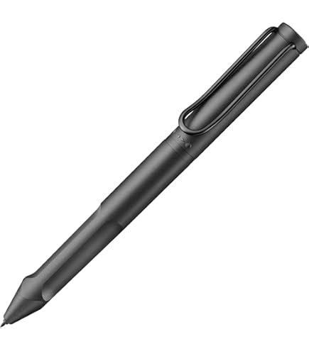 LAMY cp1 Tri Pen 759 Multifunctional Writing Device Multi-System Pen Stainless Steel Matte with Pen Refill M 21 Black and Mechanical Pencil Refill M 41 (0.5) HB