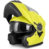 VINZ Santos Modular Helmet with Sun Visor | Motorcycle &amp; Scooter &amp; Moped Helmet | ECE 22.06 Approved | in Size XS - XXL | for