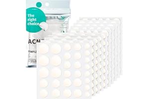 Jewan 330 Stück Pickelpflaster, unsichtbar, natürlich, Hydrokolloid-Patch, 2 in 1 Tag und Nacht, saugfähig, wasserdicht und atmungsaktiv