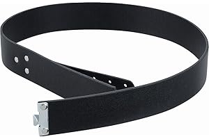 FHB-Zunftkleidung Unisex 4000375751 FHB Koppel DIETMAR L ca 95 cmxB 45mm schwarz Leder, Schwarz, EU