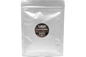 Poudre densifiante cheveux Kératine Naturelle & Végan K-Bello – Masque calvitie, alopécie, perte de cheveux & racines blanches – Fibres capillaire pour hommes et femmes (Recharge 50g, Châtain Moyen)