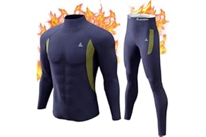 CL Convallaria bielizna termiczna męska bielizna funkcjonalna bielizna narciarska oddychający wewnętrzny polar zestaw bielizny termicznej ciepły miękki podkoszulek termiczny kalesony termiczne męskie