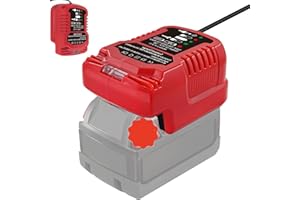 URUN M-18 Multi-Voltage Battery Charger Replacement for MilWaukee Charger Comaptible with MilWaukee M.18 18V Lithium-ion Batteries 48-11-1862, 48-11-1880, 48-11-1850, 48-11-1852, 48-11-1812