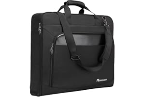 MODOKER Anzuggepäck Kleidersack mit Schultergurt, Anzug Handgepäck Tasche Hängende Koffer Kleidersäcke für Männer Frauen Business Reisen