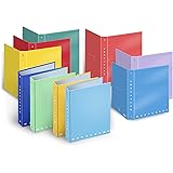 Pigna Monocromo 001196330, Raccoglitore Cartonato ad Anelli, formato A4, 27 x 32 cm, Pacco da 5 Pezzi, assortiti