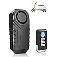 KINOEE Bicycle Alarm, Anti-Theft Burglar Wireless Alarm with Remote Control for Bicycle/motorcycle/Electric Tricycle/car/door/window, Waterproof,113dB Super Loud Sound, 7 level Sensitivity